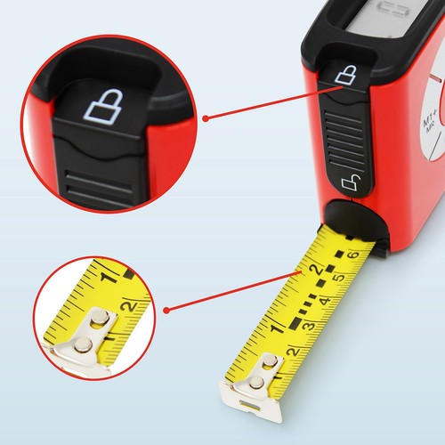 K Digital Tape Measure, Display Reads Accurate Distance, English and Metric U... - Picture 5 of 6