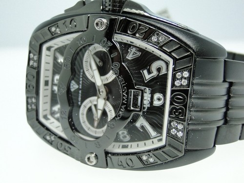 Mens Aqua Master Black Finish 0.50CT Diamond 45mm Signature Watch W#337 - Picture 3 of 5