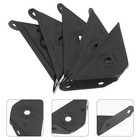  12 Stück Möbel-Eckverbinder, Metall-Eckverbinder, Halterung, universelle