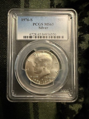 1976-S PCGS MS65 Silber Kennedy Half Dollar Münze