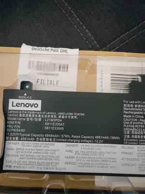 Lenovo L21M3PD4 57wh Neu Original Akku Lenovo
