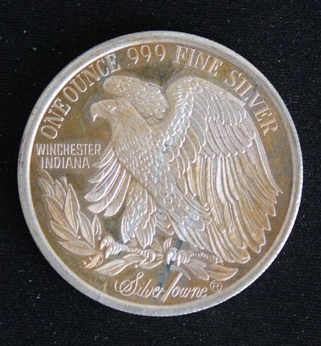 1 oz .999 Fine Silver - Eagle - Silver Towne, Winchester Indiana