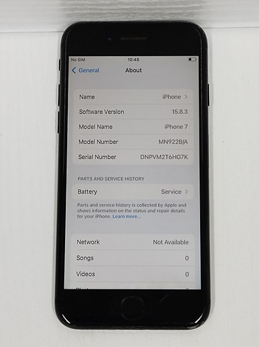 Apple iPhone 7 A1778 UNLOCKED 128GB Poor Battery Health - Matt Black - GRADE C - Picture 5 of 22