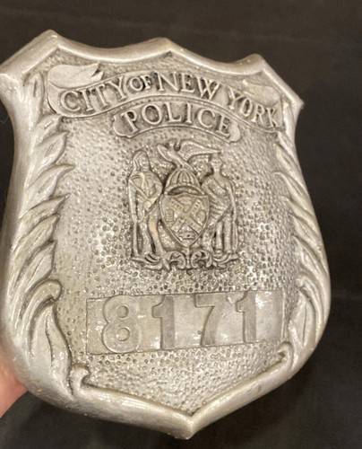 New York City Police 8171 Bumper Wall Plaque Crest Shield Badge - Picture 3 of 10