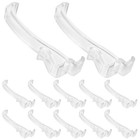  24 Stück Haushalts-Jalousieklemmen, verschleißfeste Volantklemmen,