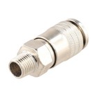 Druckluftkupplung mit EU-Norm G1/4 Außengewinde passend für Kompressoren