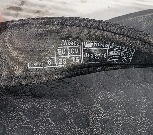 Sandalias negras sin cordones Vionic Tide Perf/para mujer talla 8 - Imagen 10 de 10