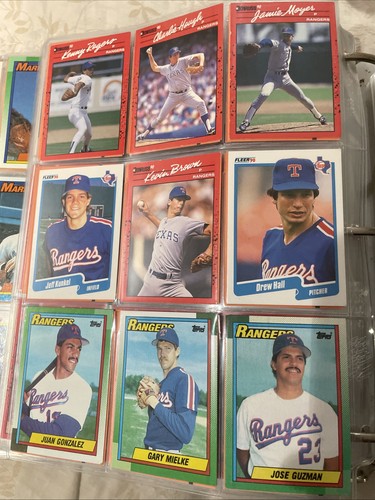Lot Of 400+ 1990 MLB Ungraded Excellent Cond Baseball Cards Topps  Donruss Fleer - Picture 16 of 24