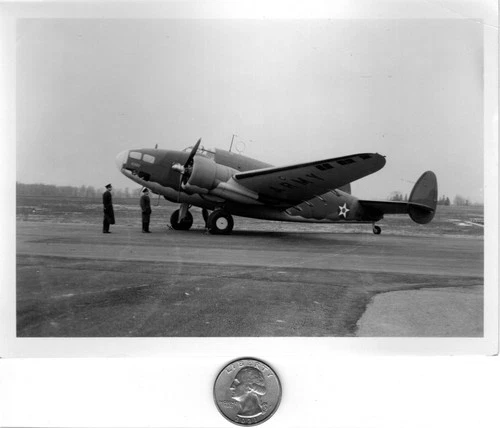 WW2 WWII USAAF US Army Air Force Military Press Photo Lockheed Hudson Plane
