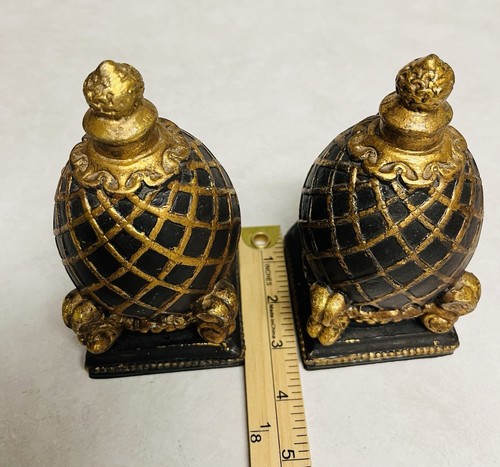 Set of 2 Vintage Artichoke Finial Marked STERLING INDUSTRIES ATLANTA, GEORGIA - Picture 5 of 5