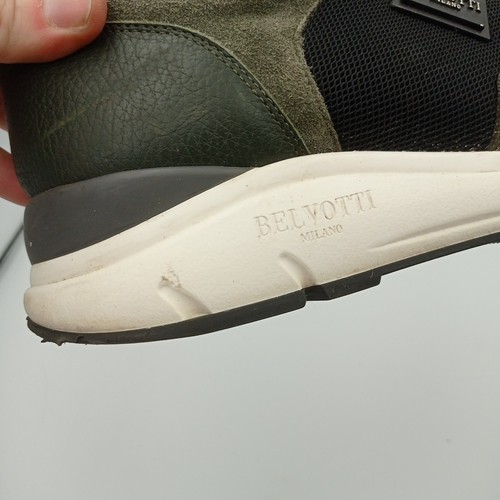 Belvotti Wildleder Herren Sportschuhe grün UK Größe 9 Milano - Bild 19 von 24