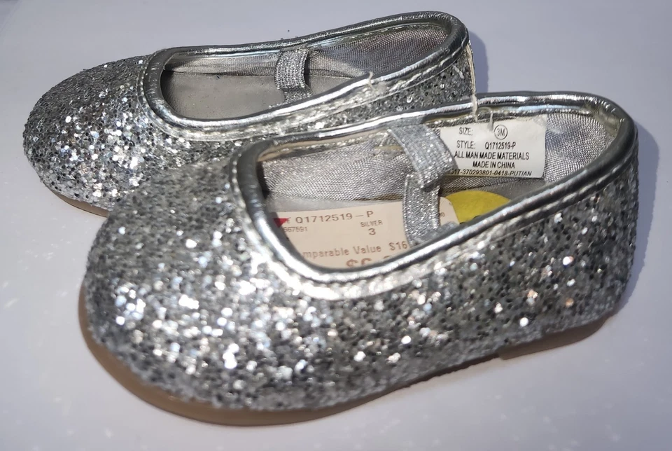 Zapatos Buster Marrón Infantil Talla 3M Plateados Brillantes q1712519p Foto 3 de 4