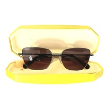 Swarovski SK341 08A Gunmetal Cat Eye Sunglasses Metal Frame 56-16-140 Crystals