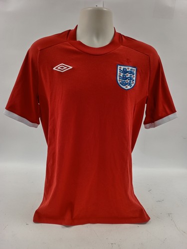Umbro England Heim rotes Fußballtrikot – UK Medium – Vintage-Stil – gebraucht