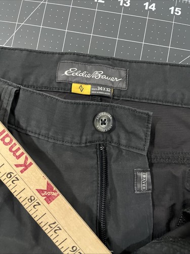 Eddie Bauer Travex Hose Herren 34x32 grau/anthrazit Wandern Walk Freizeit - Bild 1 von 10