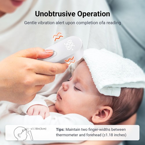 iHealth No-Touch Stirnthermometer für Erwachsene, Kinder, Babys - 1s schnell - Bild 4 von 8