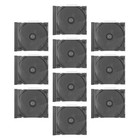 10 Stück CD-Boxen, CD-Container, CD-Disc-Aufbewahrungsorganisatoren, DVD-Boxen,