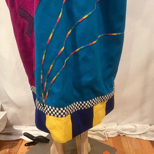 Abrigo Largo de Lana Marylou Ozbolt Storer Usable Arte Fiberarte Talla L Años 80’s De Colección - Imagen 13 de 23