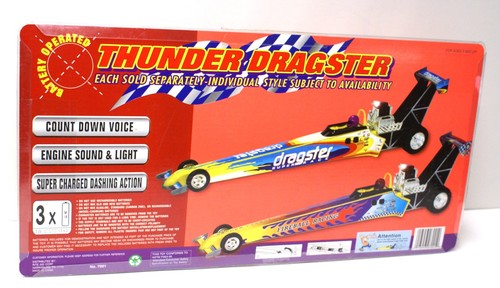 Mega Toys...Thunder Dragster Battery Operated (MIB) - Picture 3 of 6