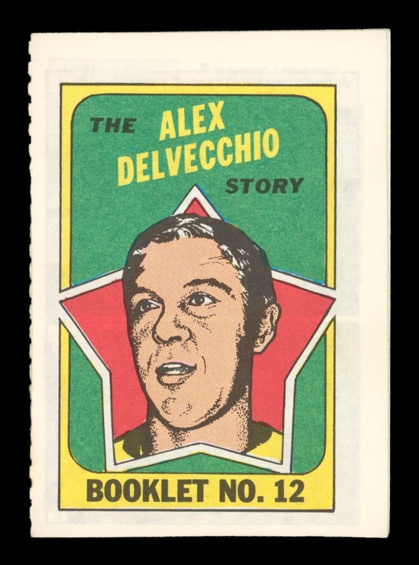 1971-72 Topps Booklets Set-Break # 24 Alex Delvecchio *GMCARDS*