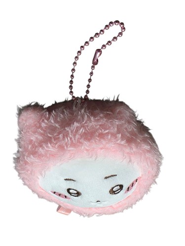 Chiikawa Miniso Fluffy Pajamas Plush Toy Mascot Genuine Japan Pink Ball Chain - Picture 4 of 16