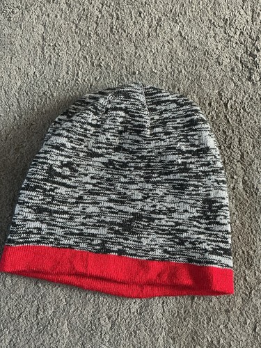 Gorra gorro tejido reversible negra/roja Fanatics Chicago Blackhawks - talla única - Imagen 7 de 15