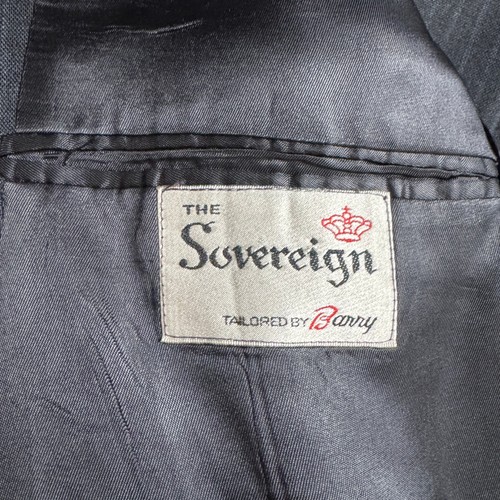 Tuta vintage The Sovereign gessato due pezzi 42R 34W grigio business - Foto 14 di 14