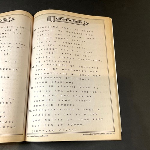 Cryptograms Special includes 300 Cryptograms in every issue by Kappa Publishing - Picture 13 of 13