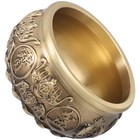 Schatzbecken, Metall-Schatzschale, Geld-Glücksbecken, Desktop-Messingschale,