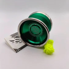 Magic Yo-Yo  Z01 Focus Unresponsive Bi Metal Green with Stainless Rim