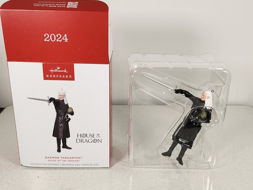  Hallmark Ornamento Casa del Drago DAEMON TARGARYEN Game of Thrones - Foto 6 di 10