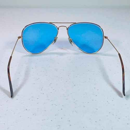 Gafas de sol RAY BAN RB3025 AVIATOR L monturas solo 001/51 Italia 58-14 mm envoltura dorada - Imagen 5 de 7