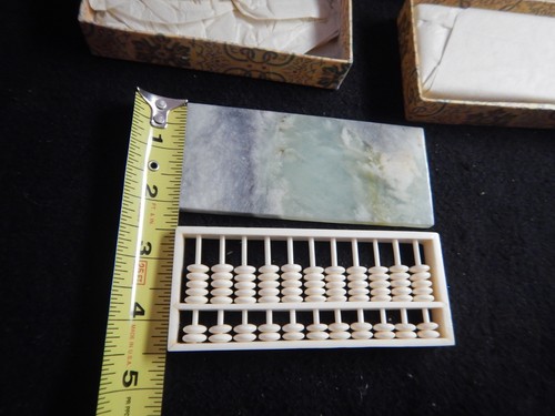 2 vintage Las Vegas Road House gift shop marble abacus natural stone - Picture 6 of 9