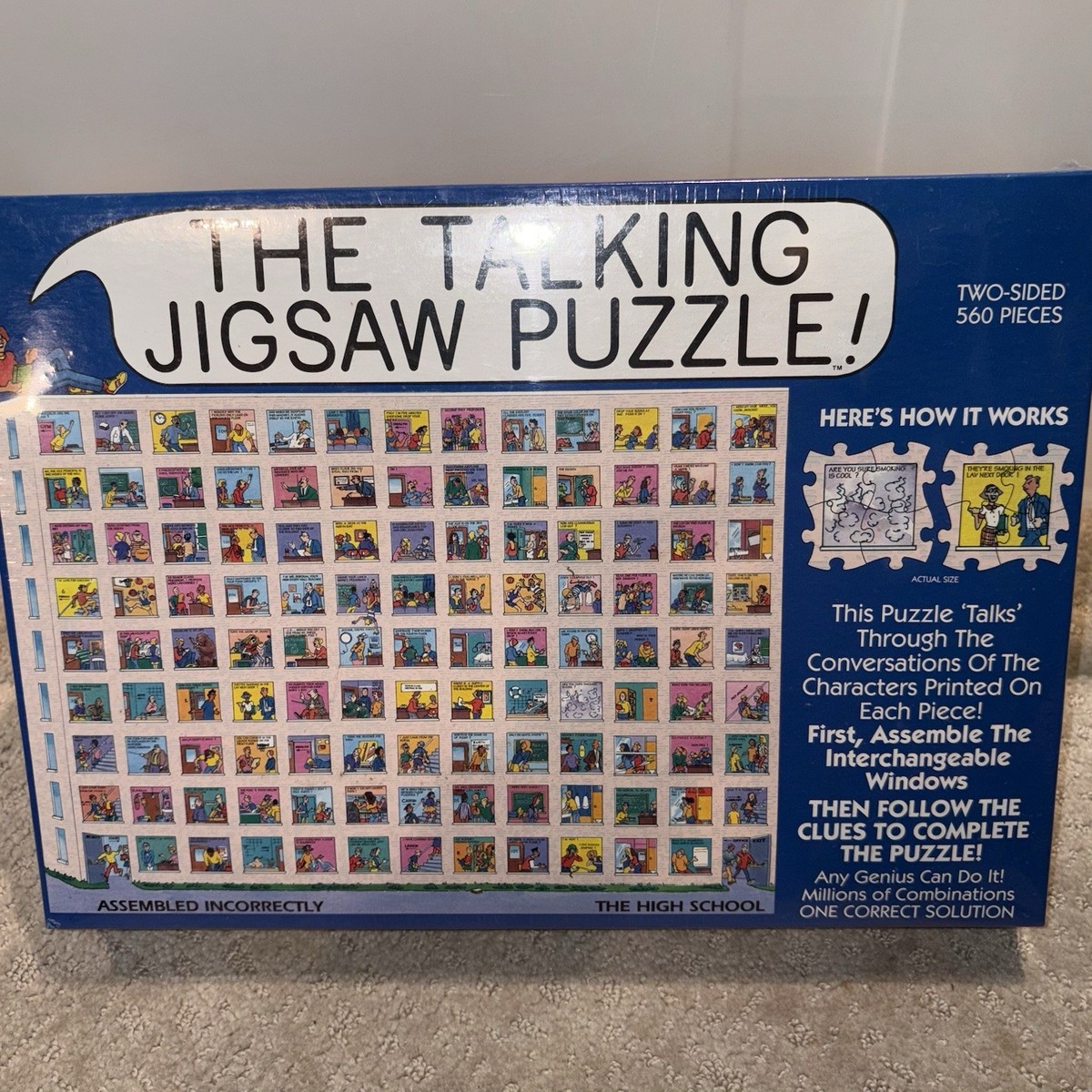 THE TALKING JIGSAW PUZZLE! - 1993 THE HIGH SCHOOL - 560 pcs 2