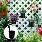  6 Pcs Pflanzkübel Hängend Hängende Pflanzgefäße Hanging Pflanzer