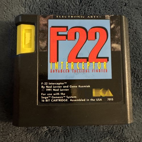 F22 Interceptor (Sega Genesis, 1991) Caja y manual probado - Imagen 7 de 15