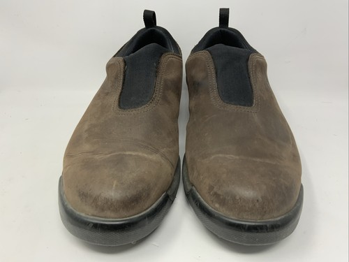 Footjoy Contour Series Mens 9 Brown Golf Mocs Shoes Soft Spikes Slip On No Laces - Picture 3 of 12