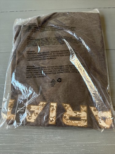 NWT Ariat Liberty USA Brown Digi Camo T-Shirt Men’s Size Large - Picture 5 of 6