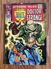 Strange Tales "Crisis!" (1967) Dr Strange Nick Fury Marvel Comic Book #157 VG