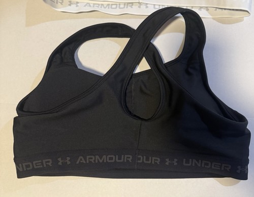 Under Armour 2XL Kompressions Sport BH 1 - Schwarz & 1 Weiß - Bild 5 von 10