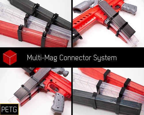 Multi-Mag Connector System / Brace (PETG) for AF/DZ and Worker Mags - Picture 1 of 10