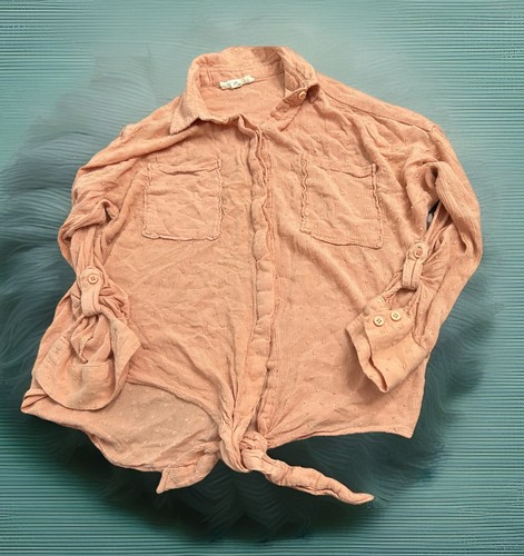 BKE Schnalle Bluse Hemd Damen Medium Knopfleiste vorne zum Binden Western Cabin Herbst - Bild 16 von 16