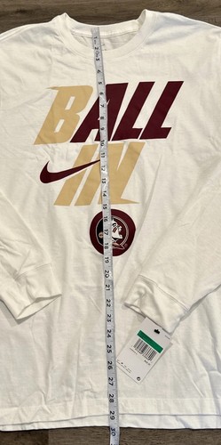 Florida State Seminoles Nike T-Shirt Mens XL Ball In Bench Long Sleeve - Bild 4 von 8
