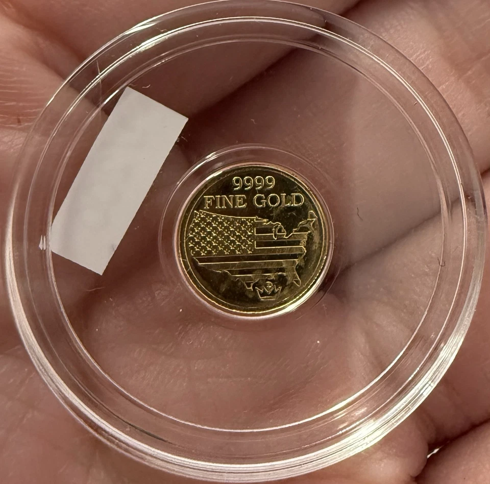 Fractional Silver And Gold Lot! 1/200oz Gold Monarch Metals, Pansilver! - Image 3 of 4