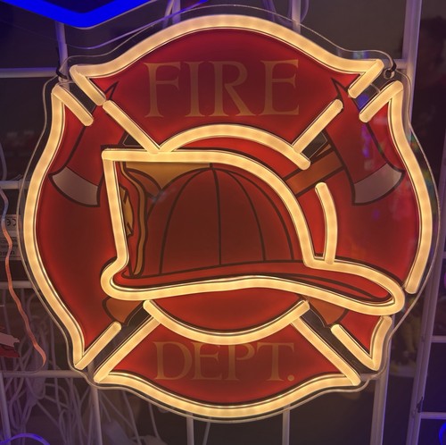 Fire Emblem With Helmet Neon Sign for Wall Decor Decorations  Led Sign - Picture 1 of 4