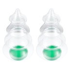 2pcs Lovely Candy Bottles Christmas Tree Shaped Storage Bottles Wrapping