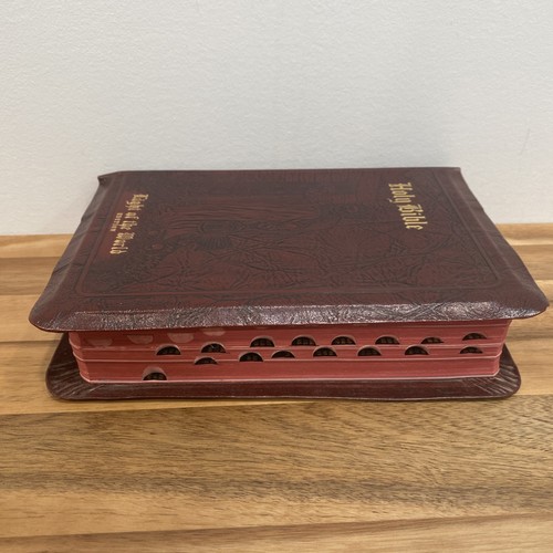 Holy Bible Light Of The World Edition 1954 KJV Illustrated Vintage World Pub. - Picture 4 of 13