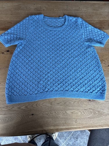 Pullover Damen Handgestrickt Strickpullover Verschiedene Muster Gr 44 - Bild 5 von 10