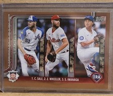 25 Series 1 League Leaders Gold /2025 Chris Sale Zack Wheeler Shota Imanaga #272