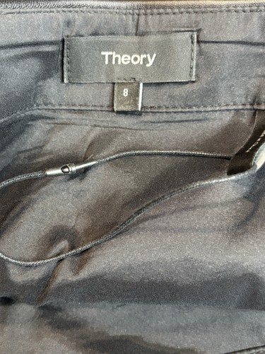Theory 100 % Lammleder schwarz Micro Mini Bartle Rock Größe 8 neu - Bild 3 von 13